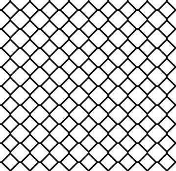 Seamless texture of black geometric lattice pattern on white background vector