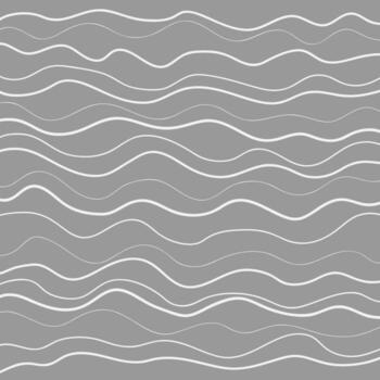 Abstract monochrome gray background with wavy lines pattern vector