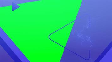 editable político programa modelo con verde pantalla triángulo gráfico para superposiciones, movimiento gráficos, y composición con dos diapositivas presentación plantillas con verde pantalla efecto video
