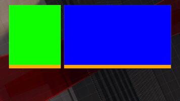 virtual Noticias estudio croma llave tutorial, verde azul pantalla cubrir efectos para antecedentes edición y transmitir con outro animación video