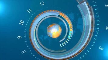 utsända nyhetsrum bakgrund mall terar grön skärmar för titlar och grafik med intro animering video