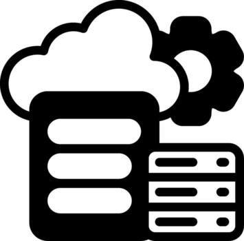 WordPress Hosting Semi Solid Icon vector