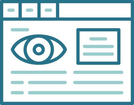 Session duration Circle Outline Two Color Icon vector