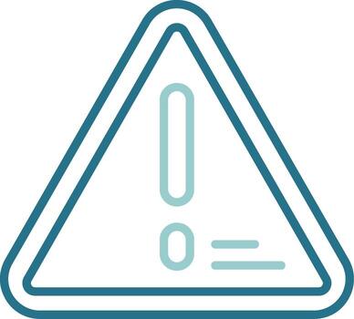 Error Notification Outline Two Color Icon vector