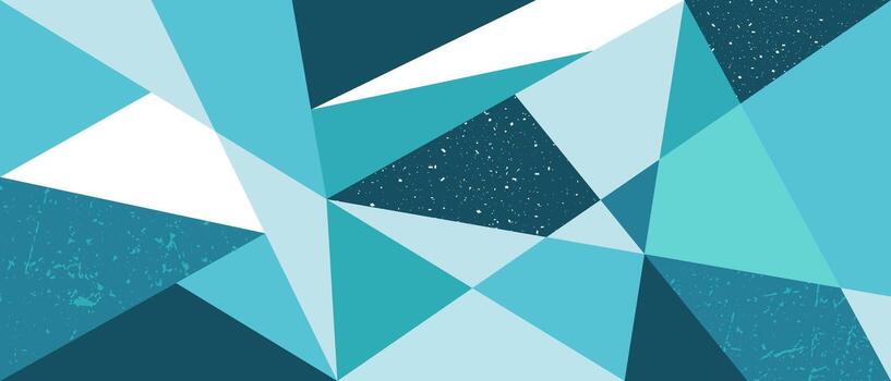 Winter grunge abstract geometric background with polygonal shapes. Modern textured pattern for a holiday banner or holiday graphics. vector