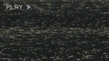 Analog Signal Interference and Broken TV Static VHS and VCR Texture video