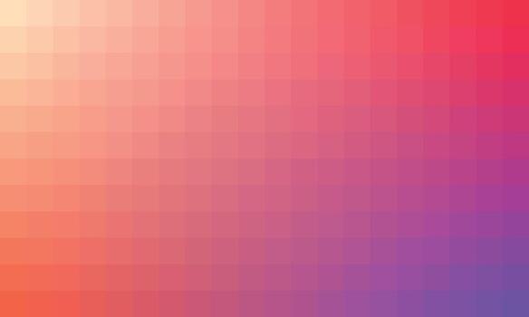 Digital gradient with warm and cool hues vector