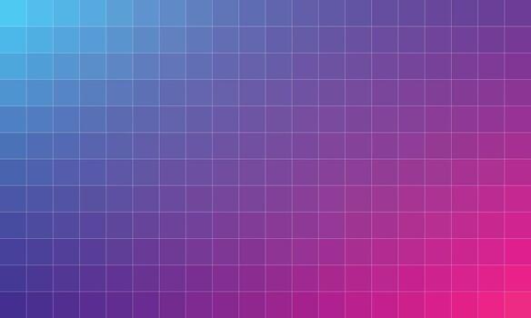 Vivid color gradient with mosaic grid vector