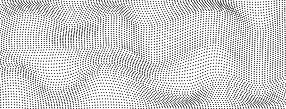 Halftone dot gradient background. Horizontal dot pattern in pop art style. Modern abstract texture for contemporary design projects. vector