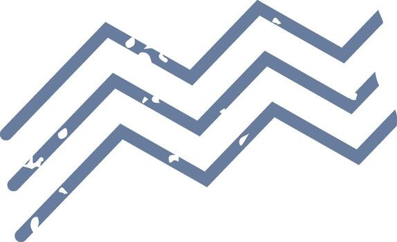 Grunge Abstract Zigzag Pattern vector