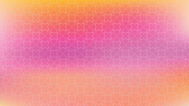 Seamless gradient with subtle floral pattern in orange yellow abstract texture vector