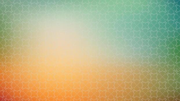 suave degradado con repitiendo pálido floral modelo en apagado naranja verde tonos textura vector