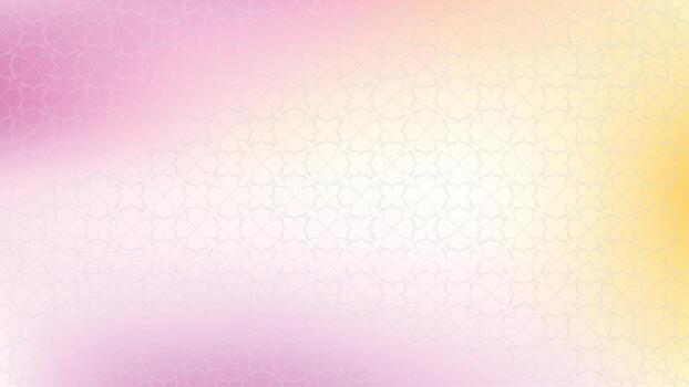 suave amarillo degradado con sutil repitiendo floral modelo resumen vector