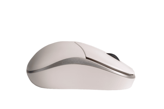 elegant trådlös dator mus sida se med modern design för kontor använda sig av. sida se png