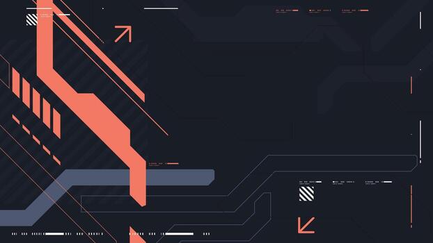 Abstract futuristic and sci-fi background with cyberpunk style design vector