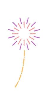 Chalk firework burst with magic circle icon forms a simple spark and star trail. Symbol of celebration and flare, this graphic element adds festive energy to party or holiday backgrounds. vector