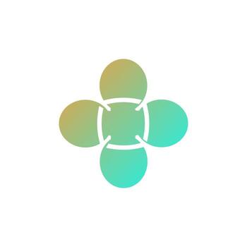 Refreshing Cycle Arrows and Clover-like Icons vector