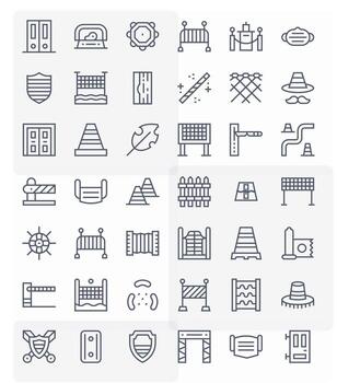 Barrier Graphics featuring 42 Regular Line Grid Fitted 256x256 Designs vector