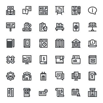 documentación icono repositorio conteniendo 36 negrita línea 256x256 monitor Perfecto gráficos vector