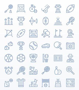 Competition Graphics featuring 42 Regular Line Pixel Optimized 64x64 Designs vector