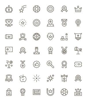 Premium Icon Repository containing 42 Regular Line Retina Ready Display Perfect graphics vector