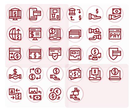 Money Transfer Icon Repository containing 28 Bold Line 128x128 Pixel Optimized graphics vector
