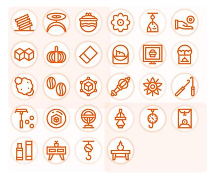 28 Bold Line Display Perfect 64x64 Icons from Object Suite vector