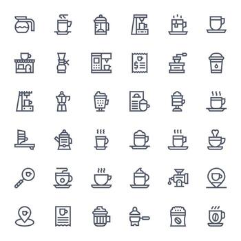 Espresso Icon Repository containing 36 Bold Line 256x256 Display Perfect graphics vector