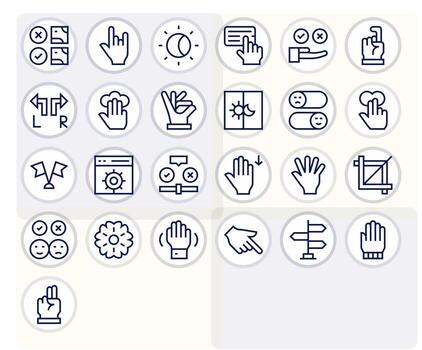 Option Complete Package with 25 64x64 Regular Line Pixel Optimized Icons vector