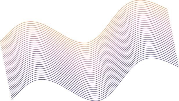 Abstract wavy colorful gradient background gentle flowing lines subtle pastel tones elegant design vector