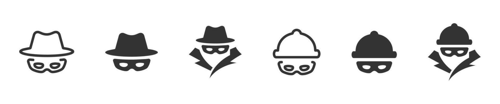 Incognito icon. Browse in private. vector