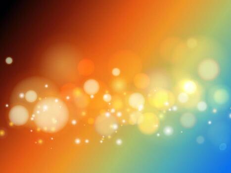 Colorful bokeh background for design vector