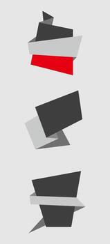 Speech text box for design vector