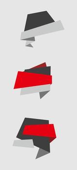 Speech box text design vector