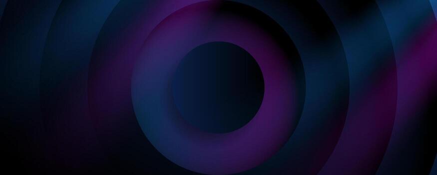 futuristic background, Abstract design of concentric circles in blue and purple tones vector