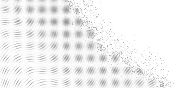 Abstract background made of particles. Pixel design.Grunge halftone gradient . vector