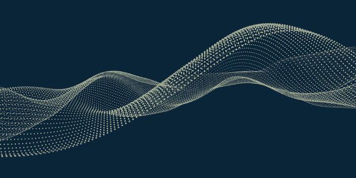 Wavy line drawing .Abstract background from lines. Technology background. vector