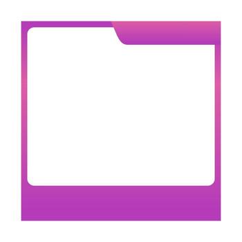 Modern Product Frame Template With Elegant Gradient Border vector