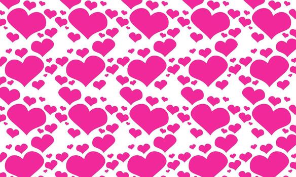Pink Heart Pattern Background For Romantic And Valentine Projects vector