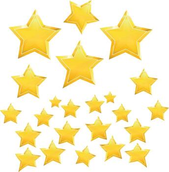 Gold color style with different style vector