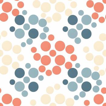 sin costura embaldosado modelo un decorativo diseño con circular elementos, para antecedentes y textil aplicaciones vector