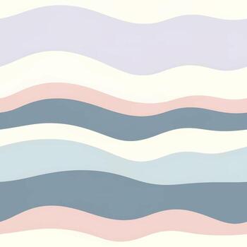Seamless Wavy Pattern for Tiled Backgrounds A Relaxing and Calming Design vector