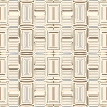 sin costura embaldosado resumen geométrico modelo con un neutral color paleta, Perfecto para digital o impresión antecedentes vector