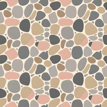 Seamless Tiled Stone Pattern A Versatile Design for Textures and Backgrounds - Pattern for various applications vector