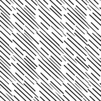 resumen dibujado a mano sin costura modelo con diagonal negro líneas. un moderno monocromo embaldosado antecedentes presentando incompleto golpes y texturas vector