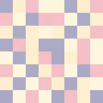 elegante modelo diseño rosa, crema, y azul cuadrado modelo vector