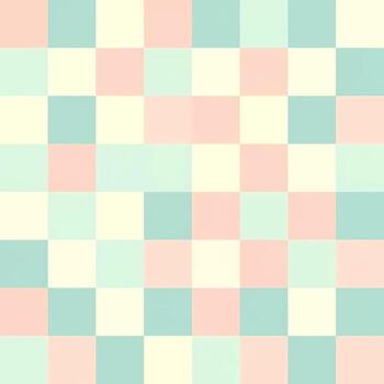 Abstract Pastel Checkered Pattern in Soft Colors A Delightful Design vector