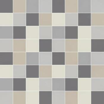 neutral matices armonía un modelo de tranquilo cuadrícula con amable color variaciones vector