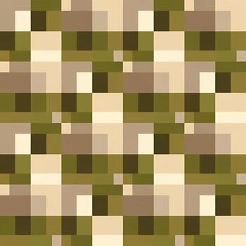 resumen geométrico sin costura modelo antecedentes con pixelado cuadrado bloques en un moderno militar camuflaje color paleta vector