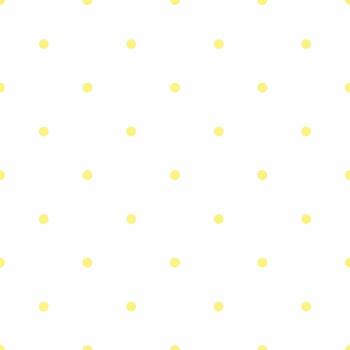 Seamless pattern of yellow polka dots on a white background, perfect for playful and cheerful designs vector